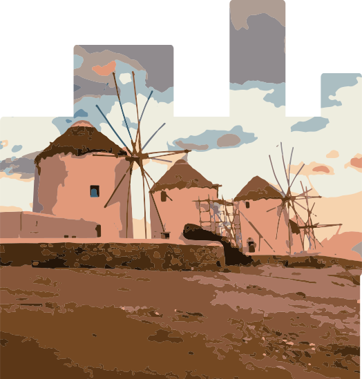 Background Image of the Myconian Windmills